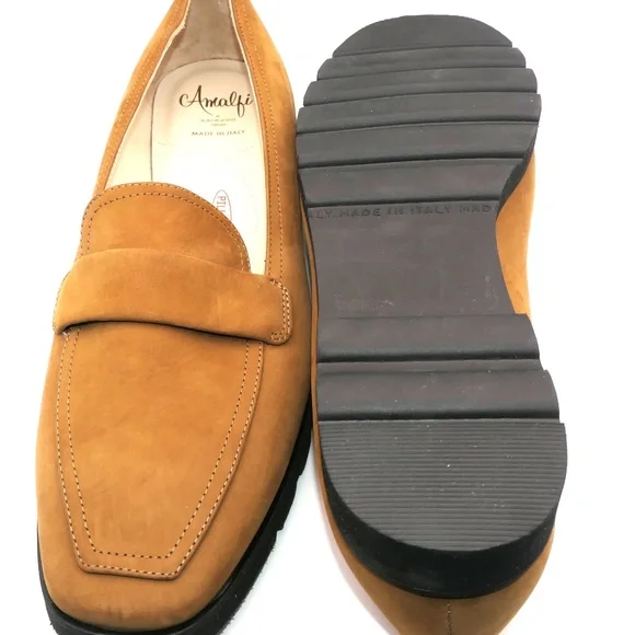 NWOT: Amalfi Suede Loafers Size 10.5 - Picture 1 of 3